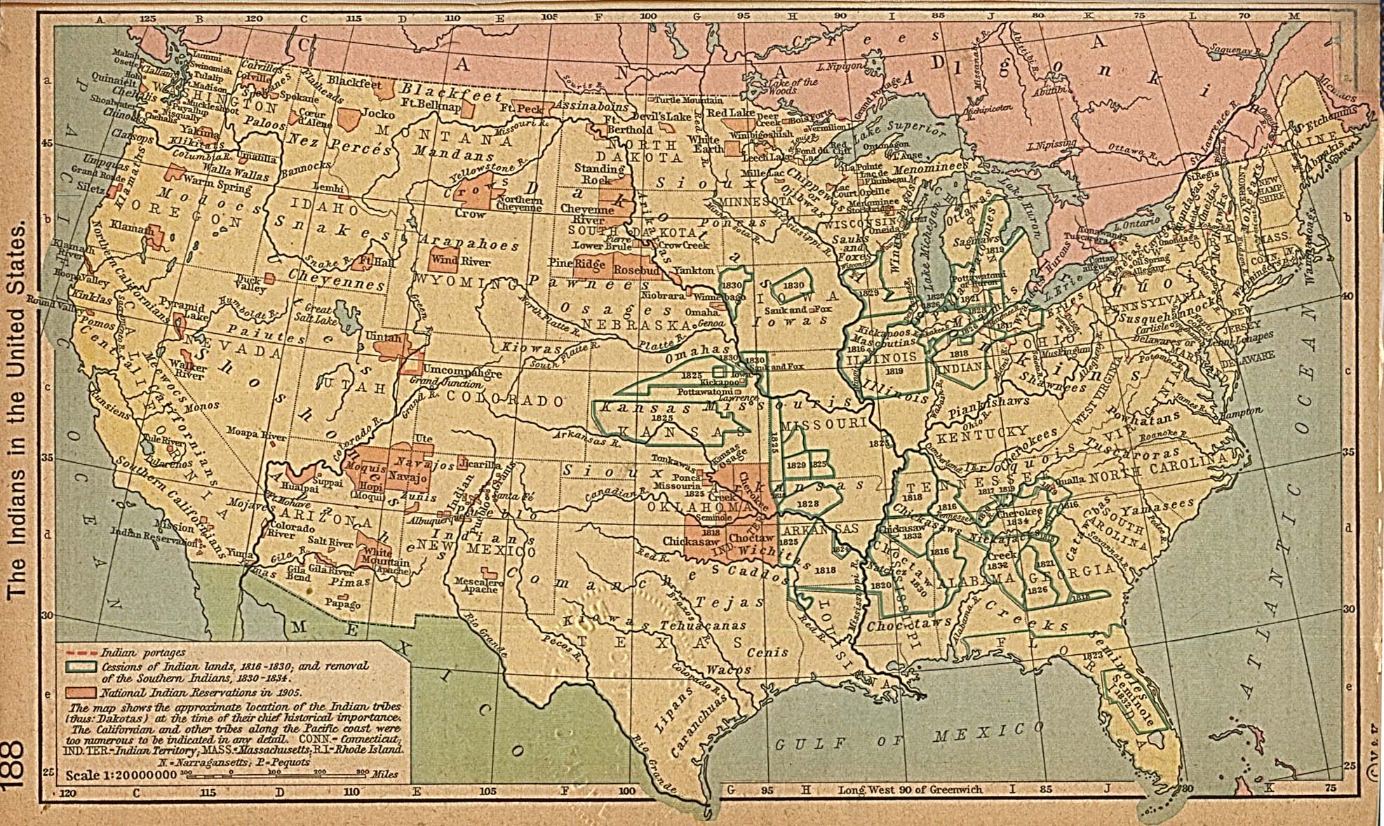 Sioux Tribe Map