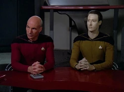 The Measure of a Man -Picard Defends Data