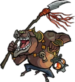 Artwork of a Moblin from The Wind Waker