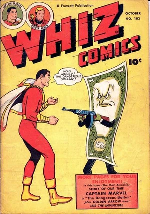 Cover for Whiz Comics #102