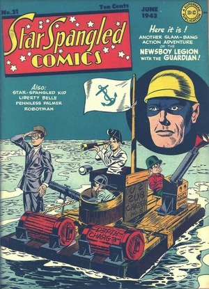 Cover for Star-Spangled Comics #21
