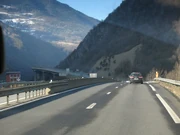 N90 Voie express entre Moutiers et La Léchère en direction d'Albertville... (c) Occitandu34