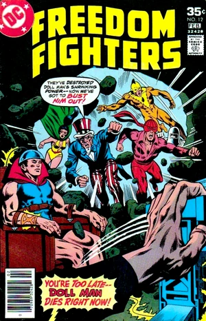 Cover for Freedom Fighters #12