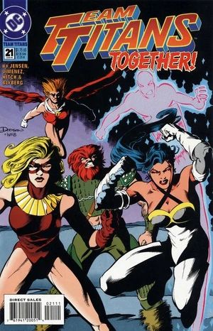 Cover for Team Titans #21