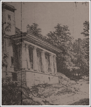 Pałacyk ok. 1850 rok