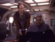 Sisko and Edington talking on a Runabout (DS9)