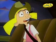 Helga in cowboy hat
