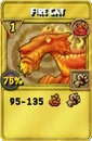 Fire Cat Treasure Card