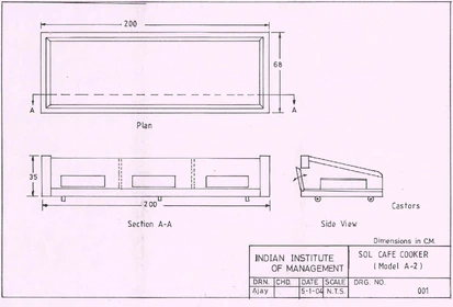 Drawg-A-2 SolCafe Cooker