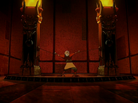 Aang imprisoned