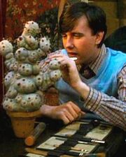 Neville Longbottom showed his interest in Herbology