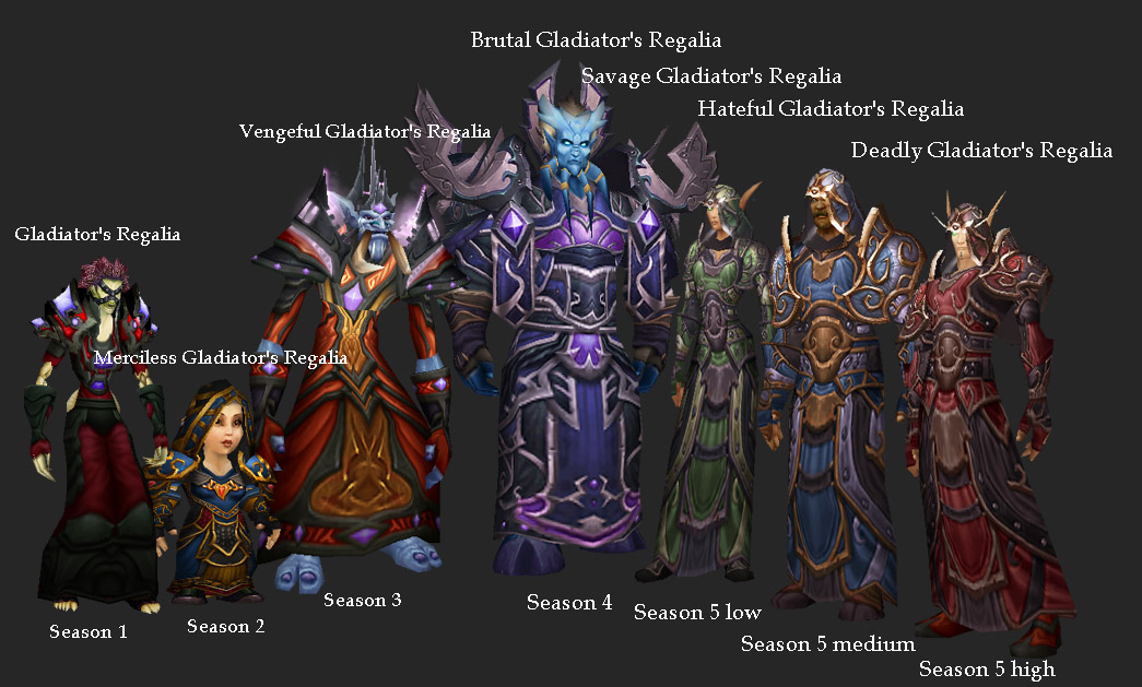 WoW Mage Tier Sets