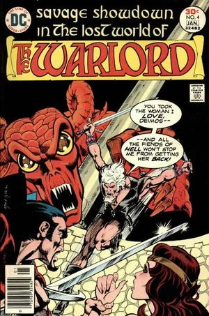 Cover for Warlord #4