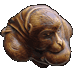 Sculpture monkey 75x75
