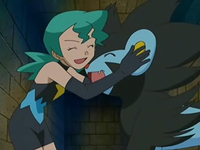EP528 Marble abrazando a Luxray (2)