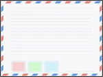 Carta aérea grande
