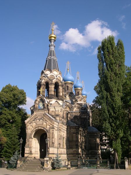 Фотографии деревянных церквей и храмов Russisch_Orthodoxe_Kirche_Dresden