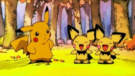 Pikachu y los hermanos Pichu