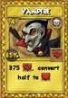 Vampire Treasure Card