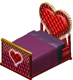 Vibromatic heart bed