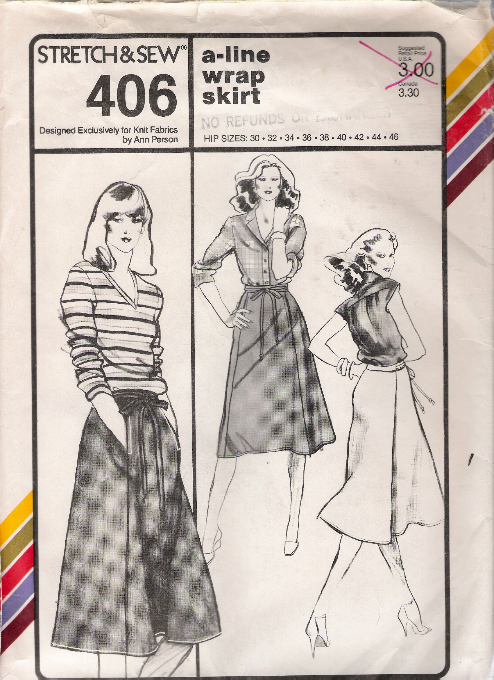 Stretch & Sew 406 Vintage Sewing Patterns