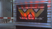 Aliens-Weyland-Yutani Sign