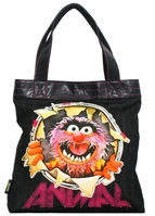Animal busted tote bag