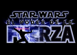 Logotipo de el Poder de la Fuerza. Traducción española de The Force Unleashed