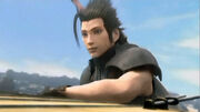 Zack watching Midgar