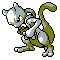 Imagen de Mewtwo variocolor en Pokémon Plata