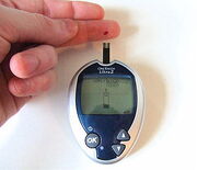 300px-Blood Glucose Testing