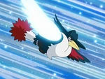 EP569 Honchkrow usando tajo umbrío