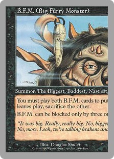 B.F.M. (Big Furry Monster) - The Magic: The Gathering Wiki - Magic: The ...