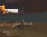 Nico en el agua