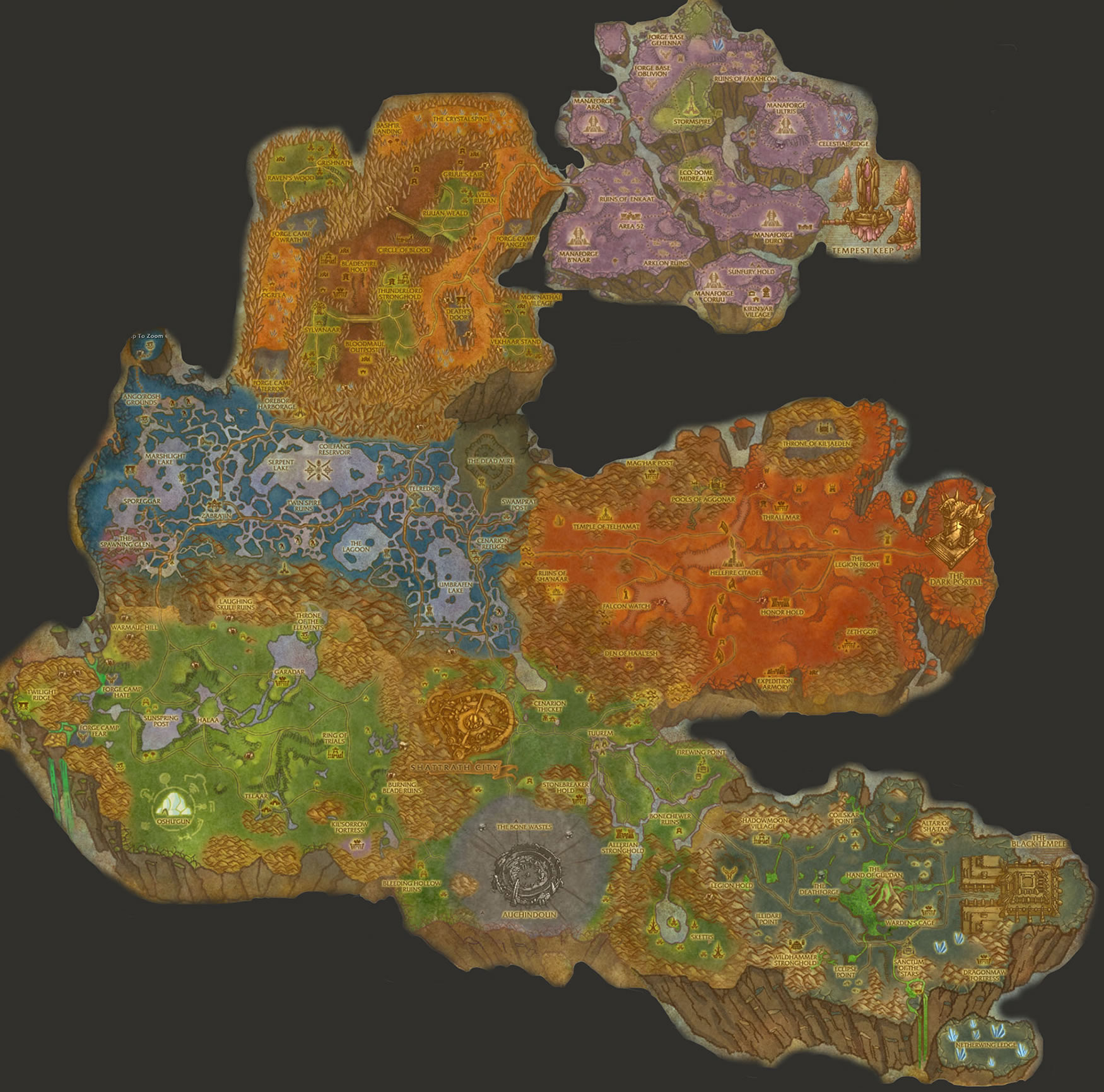 Outlands Map