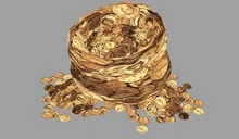 Gold bag