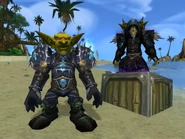 Cataclysm Goblin Warlock and Hunter