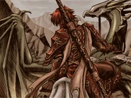 Minerva on her wyvern