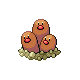 Imagen de Dugtrio macho o hembra en Pokémon Oro HeartGold y Plata SoulSilver