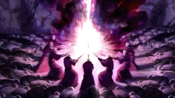 Black Númenóreans doing a ritual