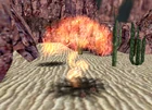 Land mine explode