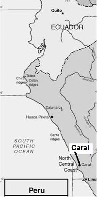 Caral PNAS map