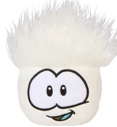 Whitepuffle plush