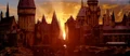 Hogwarts castle sunrise 01 (Concept Artwork for HP2 movie).JPG