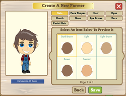 Farmer appearance