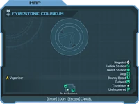 Fyrestone Coliseum Map