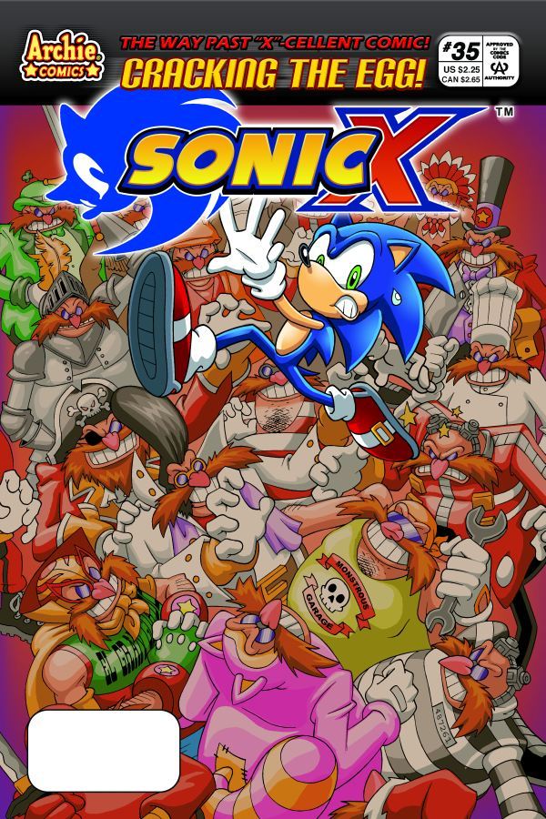 Archie Sonic X Issue 35 - Mobius Encyclopaedia - Sonic The Hedgehog Comics