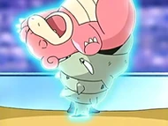 EP459 Slowbro usando psíquico
