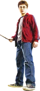 Harry in Street Clothes with Wand (Painting) - Harry Potter and the Half-Blood Prince™
