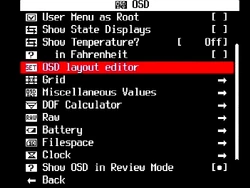 OSD LayoutEd